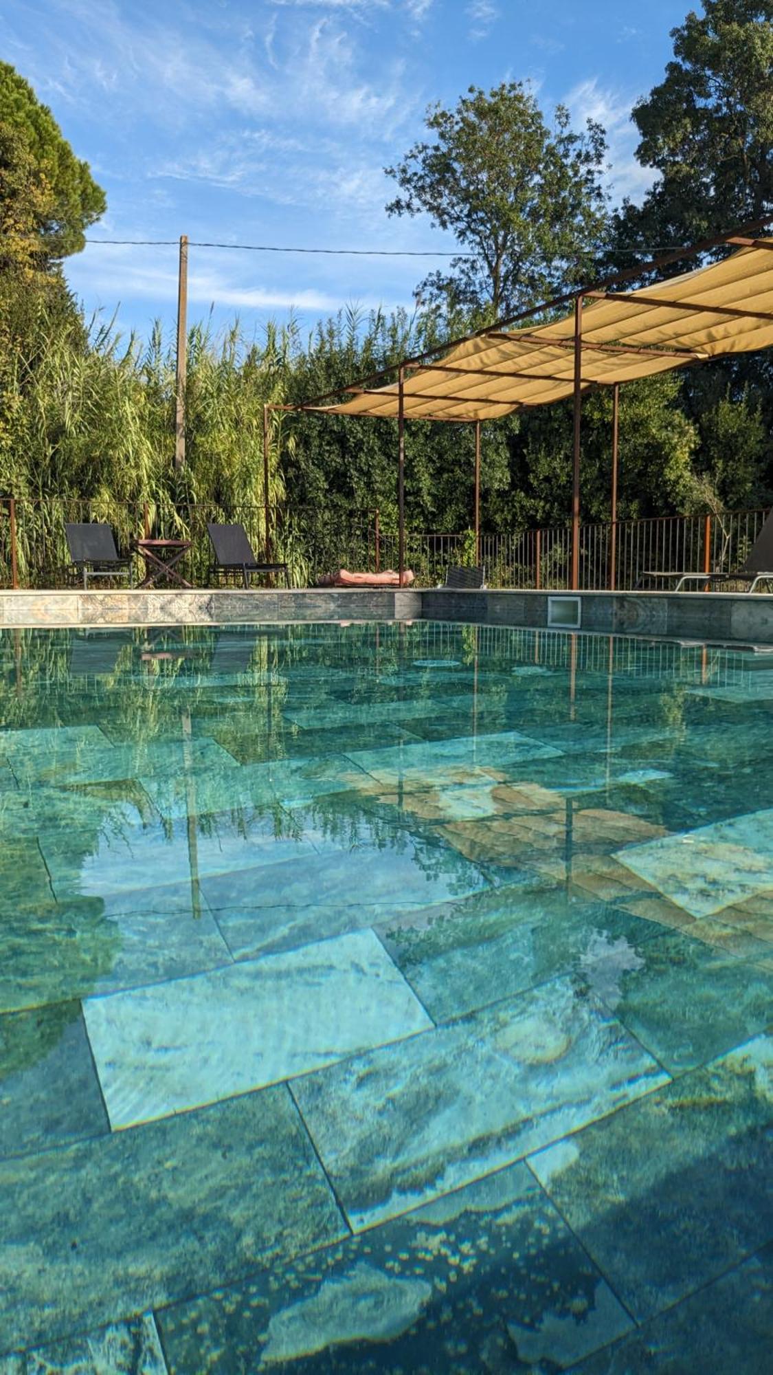 Apartamento Mas De La Roule, 4 Studios, Piscine Chauffee, Spa, Parc 2 Ha, Pont D'avignon A Pied Avinhão